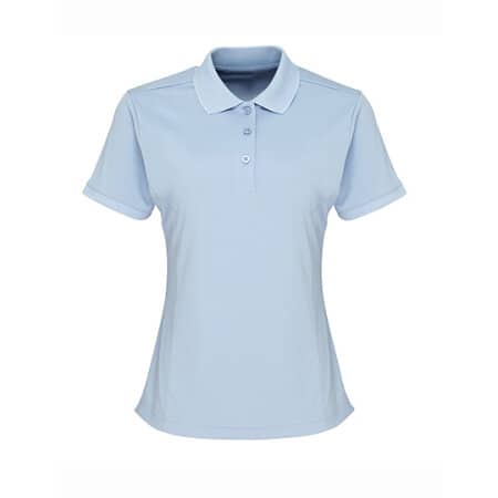 Premier Workwear Women`s Coolchecker Piqué Polo Light Blue (ca. Pantone 2708)