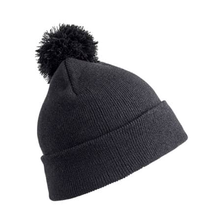 Result Junior Pom Pom Beanie Black