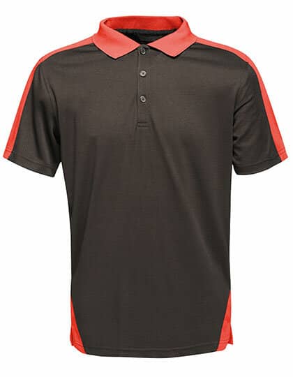 Poloshirts in Black|Classic Red: Contrast Coolweave Polo RG1740 von Regatta