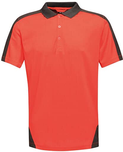 Poloshirts in Classic Red|Black: Contrast Coolweave Polo RG1740 von Regatta