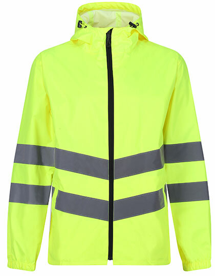 Jacken in Yellow: Hi-Vis Pro Packaway Jacket RG497 von Regatta High Visibility