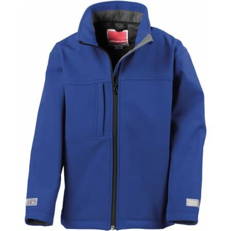Result Junior Classic Soft Shell Jacket Royal