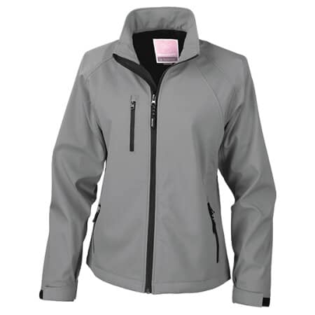 Result Women`s Base Layer Soft Shell Jacket Grey