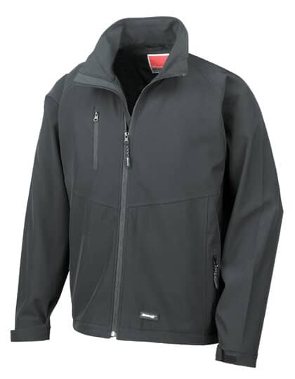Jacken in Black: Men`s Base Layer Soft Shell Jacket RT128M von Result