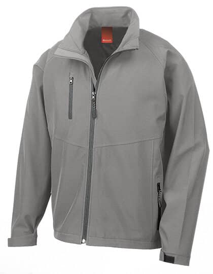 Jacken in Grey: Men`s Base Layer Soft Shell Jacket RT128M von Result