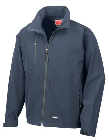 Jacken in Navy: Men`s Base Layer Soft Shell Jacket RT128M von Result