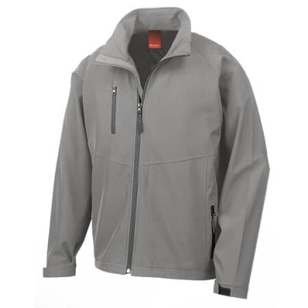 Result Men`s Base Layer Soft Shell Jacket Grey