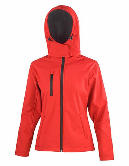 Jacken in Red|Black: Ladies` TX Performance Hooded Soft Shell Jacket RT230F von Result