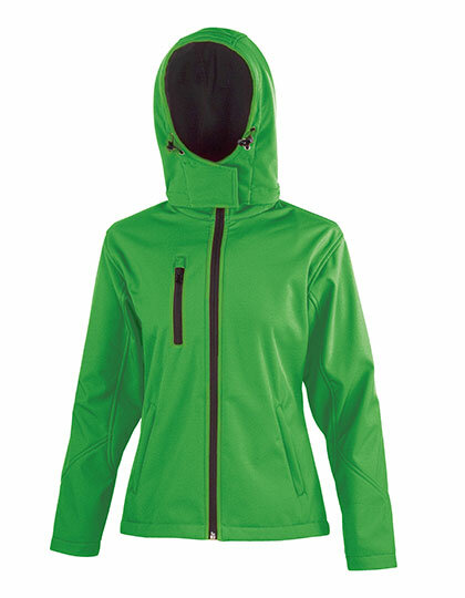 Jacken in Vivid Green|Black: Ladies` TX Performance Hooded Soft Shell Jacket RT230F von Result