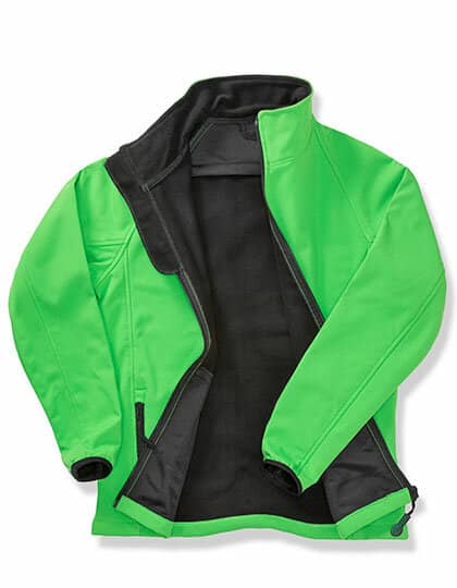 Jacken in Vivid Green|Black: Printable Soft Shell Jacket RT231 von Result