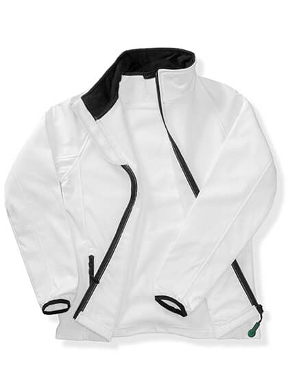 Jacken in White|Black: Printable Soft Shell Jacket RT231 von Result
