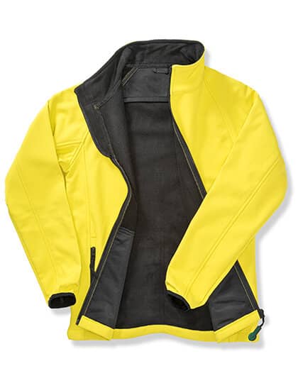 Jacken in Yellow|Black: Printable Soft Shell Jacket RT231 von Result