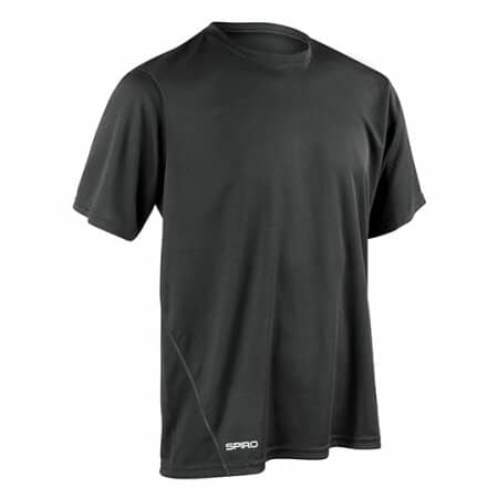 SPIRO Men`s Quick Dry Shirt Black