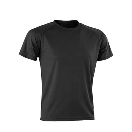SPIRO Aircool Tee Black