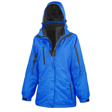 Result Ladies` 3 in 1 Softshell Journey Jacket Royal|Black
