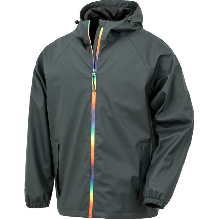 Result Prism PU Waterproof Jacket With Recycled Backing 