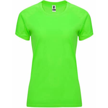 Roly Bahrain Woman T-Shirt Fluor Green 222 (Neon)