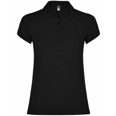 Roly Star Woman Poloshirt Black