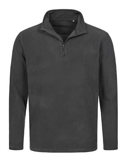 Pullover in Grey Steel (Solid): Active Fleece Half Zip S5020 von Stedman®