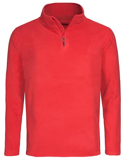 Pullover in Scarlet Red: Active Fleece Half Zip S5020 von Stedman®