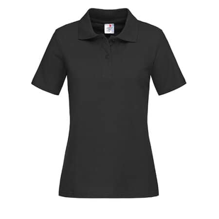 Stedman® Short Sleeve Polo for women Black Opal