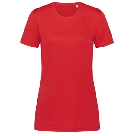 Stedman® Active Sports-T Crew Neck for women Crimson Red