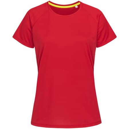 Stedman® Active 140 Raglan for women Crimson Red
