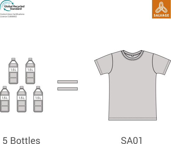 T-Shirts: Men`s /Unisex Classic Fit T-Shirt SA01 von Continental Clothing