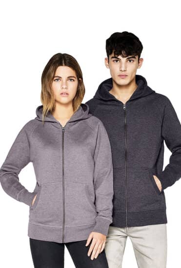 Jacken: Salvage Unisex Zip Hoodie SA41Z von Continental Clothing