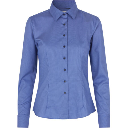 Seven Seas by ID Moderne Business SEVEN SEAS Oxfordbluse Royal für Damen French Blue