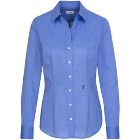 Seidensticker Women`s Blouse Slim Fit Longsleeve Midblue