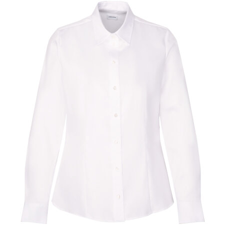Seidensticker Women´s Blouse Slim Fit Fine Twill Longsleeve White