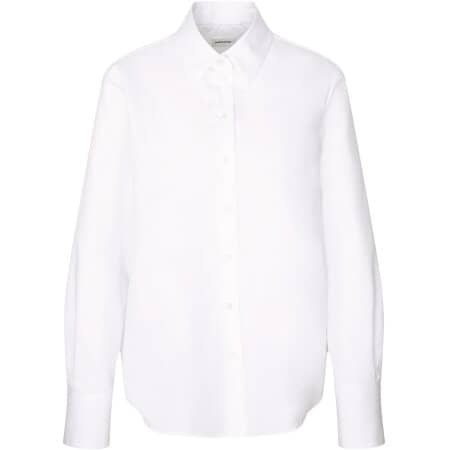 Seidensticker Women´s Oversize Popeline Blouse Longsleeve White