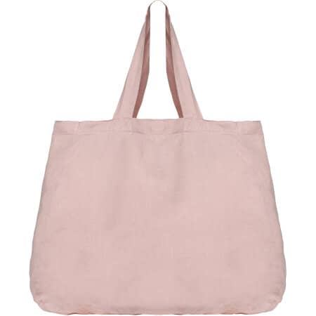 Spasso Shoppingtasche aus Leinen Petal Rose