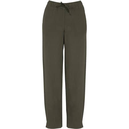 Spasso Ausgewaschene Damenhose aus Leinen 