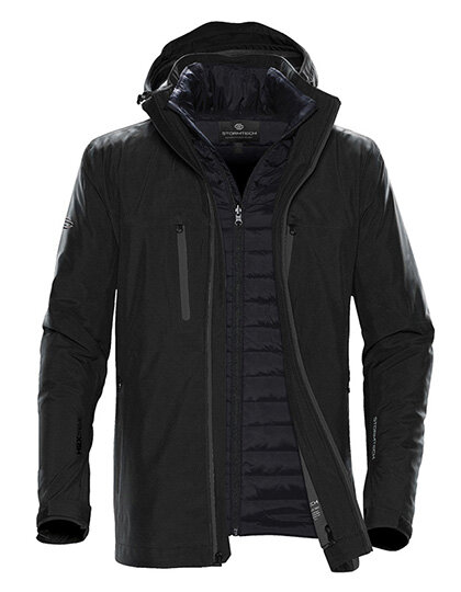 Jacken in Black|Carbon: Men´s Matrix System Jacket ST128 von Stormtech