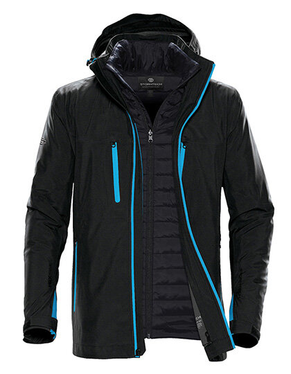 Jacken in Black|Electric Blue: Men´s Matrix System Jacket ST128 von Stormtech