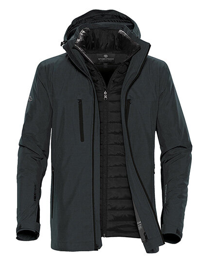 Jacken in Charcoal|Black: Men´s Matrix System Jacket ST128 von Stormtech