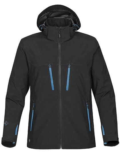 Jacken in Black|Electric Blue: Mens Patrol Softshell Jacket ST83 von Stormtech