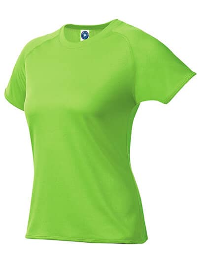 T-Shirts in Fluorescent Green (Neon): Ladies` Sport T-Shirt SW403 von Starworld
