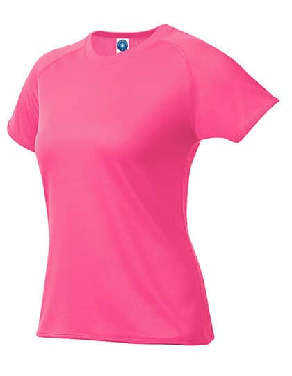 T-Shirts in Fluorescent Pink (Neon): Ladies` Sport T-Shirt SW403 von Starworld