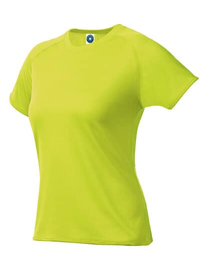 T-Shirts in Fluorescent Yellow (Neon): Ladies` Sport T-Shirt SW403 von Starworld