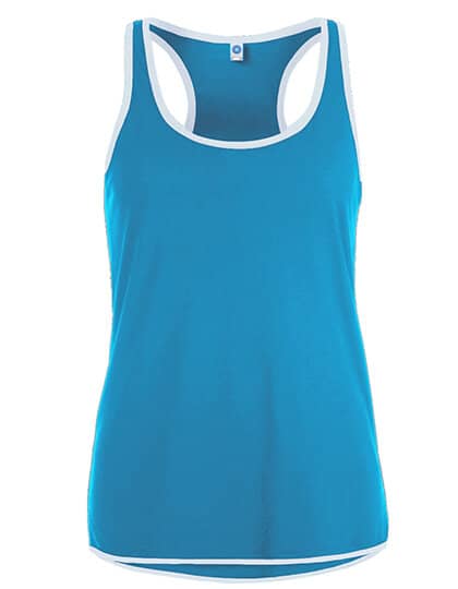 Tanktops in Atoll|White: Contrast Technical Vest Women`s SW405 von Starworld