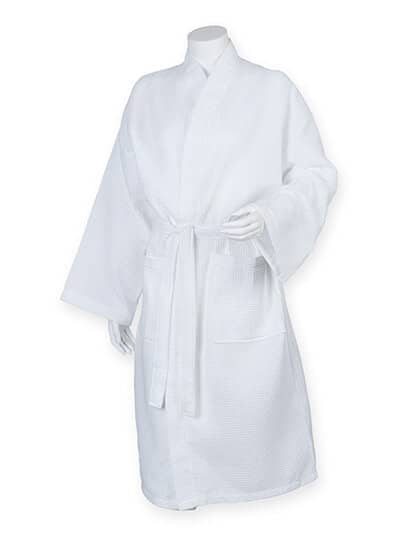 Bademäntel in White: Waffle Robe TC86 von Towel City