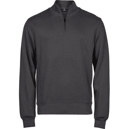 Tee Jays Ribbed Interlock Half Zip 