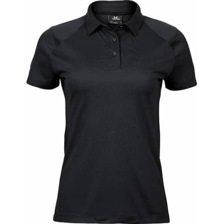 Tee Jays Ladies Luxury Sport Polo Black