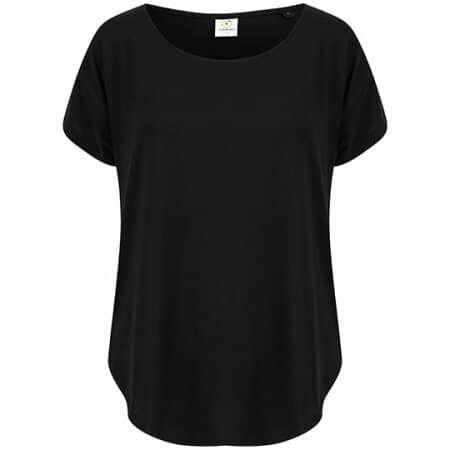 Tombo Scoop Neck Tee Black