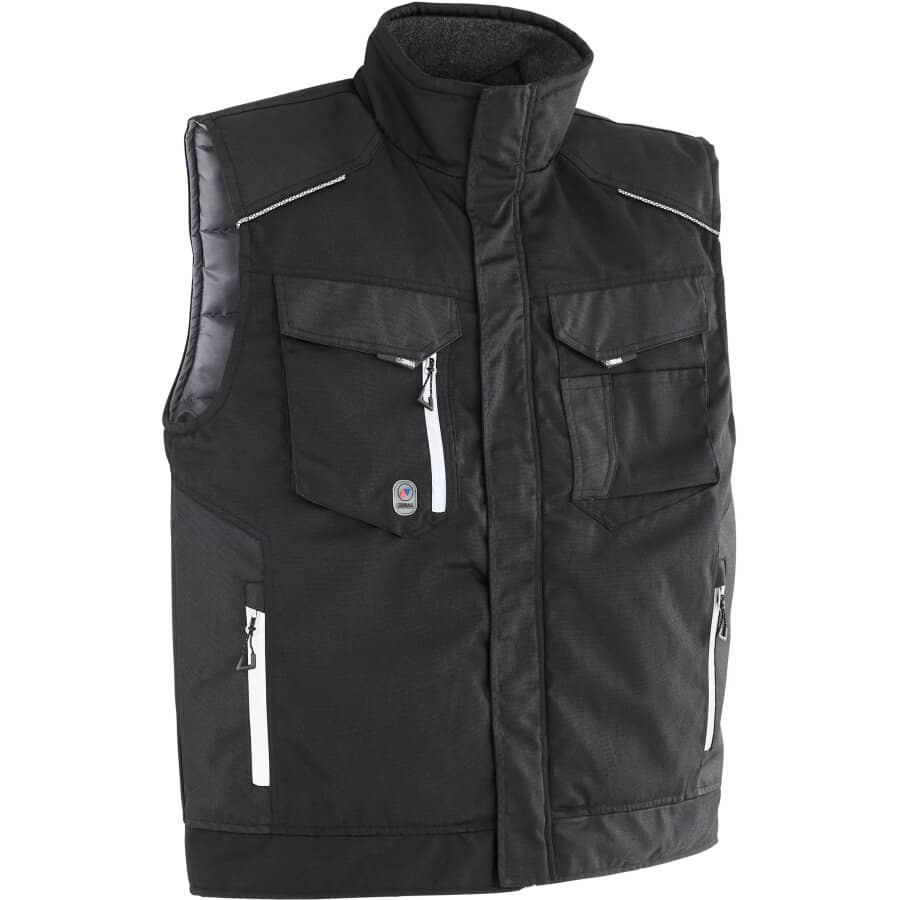 Terrax Workwear Faserpelzjacke Schwarz/Azur – Herren Anorak, Leicht & Bequem Für Sommer