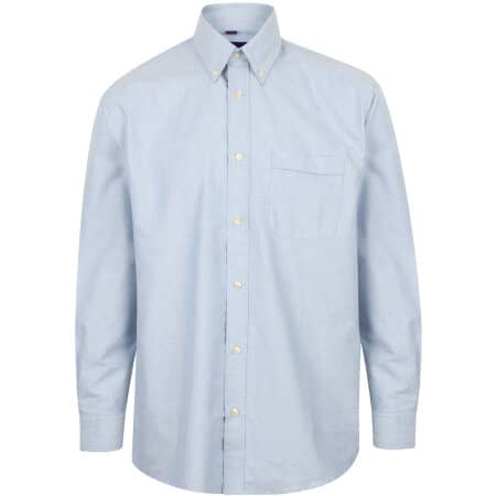 Henbury Men´s Long Sleeved ´Cotton Feel´ Coolplus® Shirt 