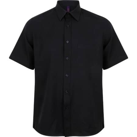 Henbury Men`s Wicking Short Sleeve Shirt 